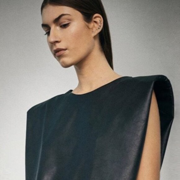 NONCHALANT IMOGEN MICRO MINI DRESS WITH STRUCTURED SHOULDERS - Picture 6 of 8